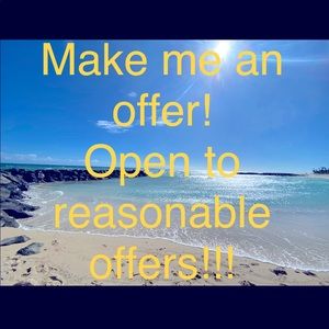 Open to reasonable offers!